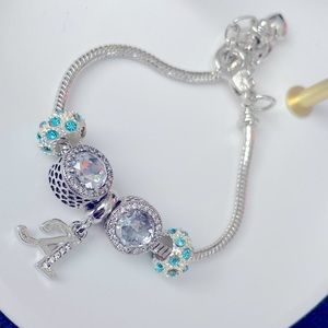 A initial charm bracelet